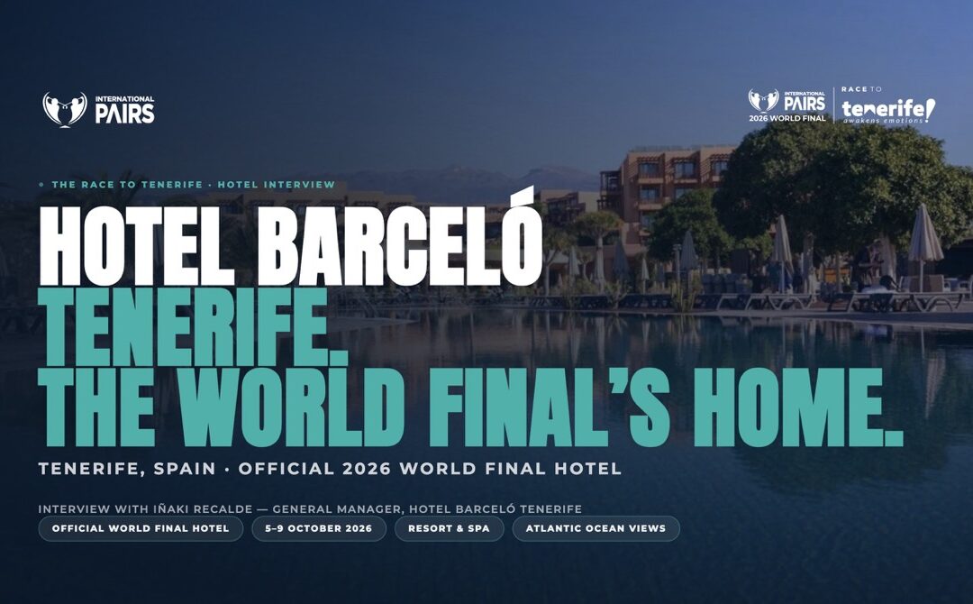 World Final 2026 Spotlight: Iñaki Recalde on Leading Hotel Barceló Tenerife